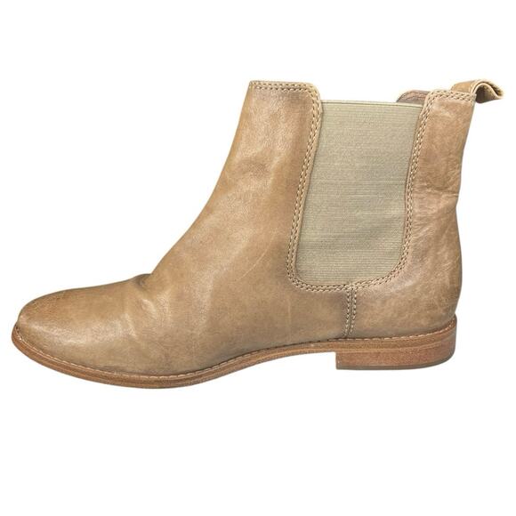 Frye Women’s Anna Tan Leather Chelsea Boot Size US 7.5 - Picture 2 of 11